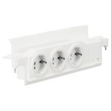 Hager VZ00HW Hager VZ00HW geaard stopcontact Volta 3-voudig draaibaar v. HWV Stopcontact Meerdere kleuren 16 A 1 stuk(s)