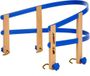 Vedes 79001554 Rugleuning Blauw, Hout Kunststof