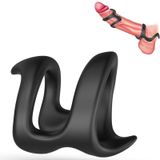 FUKR Dubbele U-vormige ring – 28 mm, premium comfort