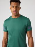 Björn Borg Sportshirt Heren Korte Mouw - Mallard Groen - Gerecycled Polyester - Maat L
