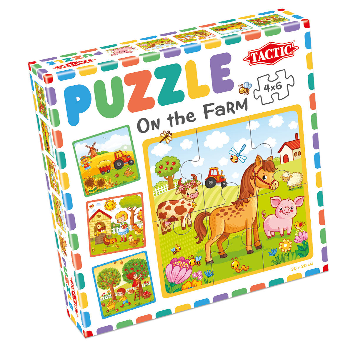 Tactic My First Puzzle 4x6 stukjes: On the Farm