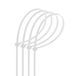 Kabelbinders van nylon, 4,8 x 250 mm, wit, 30 stuks