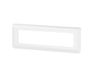 Legrand 078818L mozaïek afdekplaat, horizontaal, voor 8 modules, wit
