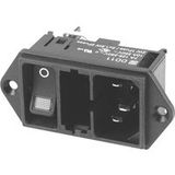 Schurter DD11.0124.1111 Connecteur pour appareils de réfrigération mâle, droit Nombre total de pôles: 3 10 mA noir 1 pc(s)