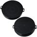 Merkloos Set van 2 Carbon Charcoal Ventfilters voor Afzuigkappen