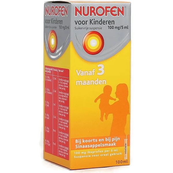 Nurofen Kinderen Suspensie Suikervrij
