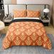 Orange Blossom King Size 100% Coton Ensemble de draps