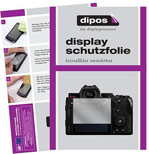 dipos I 6X beschermfolie helder compatibel met Panasonic Lumix DC-S5 folie displaybeschermfolie