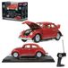 Voiture RC - VW Kever - 1:18 - 27 MHz - Rouge