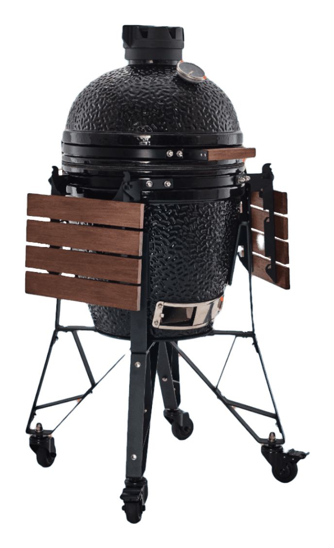 The Bastard Large Kamado Charcoal Grill - Black, 49cm Cooking Surface