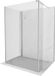 Mexen Kioto paroi de douche Walk-in 120 x 70 x 40 cm, transparent, nickel brossé
