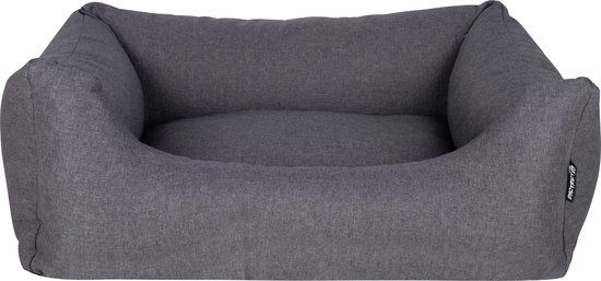 District 70 Classic Box Bed - Charcoal Grey - M - 80 x 60 cm