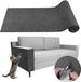 Tapis griffoir Chat - Auto-adhésif - Protection anti-rayures pour canapé, mur et mur griffoir - Gris foncé 40x200cm