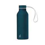 con-tatto Fles thermosfles met 3 wanden van staal en koper – koude dranken 25 uur en 15 uur warm – hoofdband en deksel Sport deksel inbegrepen! (Santorini)