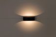 Artdelight Wandlamp strak LED zwart met goud