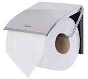 Brabantia ReNew WC rolhouder met Klep, Brilliant Steel