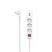 Hama Multiprise 3 prises avec interrupteur - 1x USB-A, 1x USB-C - 1,4m - Blanc