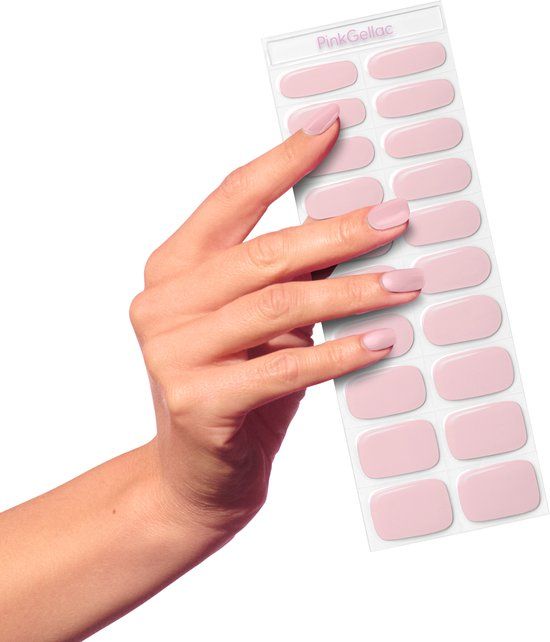 Pink Gellac UV Nagelstickers - Gellak Stickers 0003 Toasted Nude