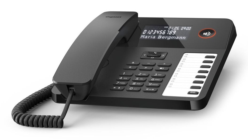 Gigaset Desk 600 - Black - Bedrade Telefoon - Display - Handsfree - 7 Direct Toetsen