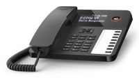 Gigaset Desk 600 - Black - Bedrade Telefoon - Display - Handsfree - 7 Direct Toetsen