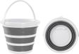 Ibenzoa® Seau pliable en silicone compact et durable - Volume 10 litres