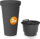 Casaria Bloempot - Set van 2 - 40x63cm - 42L - Vorstbestendig - Antraciet