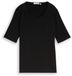 Tom Tailor - T-shirt basique à col rond - Taille XL - noir profond