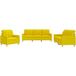 Maison Exclusive - Ensemble de canapés 3 pièces avec coussins, tissu jaune clair
