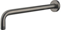 Wiesbaden luxe douche-arm rond muurbevestiging 35cm gunmetal 29.7880