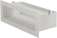 KOTARBAU® Ventilatierooster, Staal, 30 cm, Wit