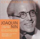 Gragera/Cardo/Bofill Columna Musica Joaquin Nin: Canciones de 1920 y 1930