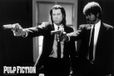 Pulp Fiction Pyramid Europe GmbH Pulp Fiction Guns Unisex Poster - zwart/wit - Standard