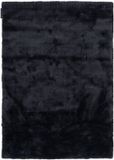 DÉJA Living Vloerkleed 160x230cm - Laagpolig Antraciet Stof - Civar
