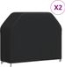 vidaXL Housse de barbecue 2 pièces 147x61x112 cm tissu Oxford 420D