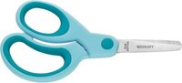 Westcott Kids Scissors - 13cm - Soft Grip - Left-Handed - Round Tip - Turquoise