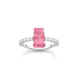 Thomas Sabo - TR2459-052-9-58 - Ring - 925 zilver - Dames - Goldbär roze - Ringmaat 58