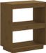 vidaXL Boekenkast 60x35x71 cm massief grenenhout honingbruin