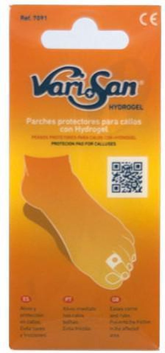 varisan Hydrogel Parche Protector Para Callos Talla Universal 6 Unidades