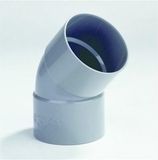 DYKA Bocht 2x lijmmof 45° PVC keurmerk BRL52100 32mm
