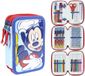 Cerdá Triple Pencil Case Giotto Mickey Mouse Blue 43 Pcs