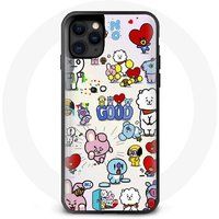 Maniacase Hoesje voor Iphone 13 Pro Max BTS Bangtan Sonyeondan BT21 Van Tata Chimmy Cooky Rj Koya Mang Et Shooky