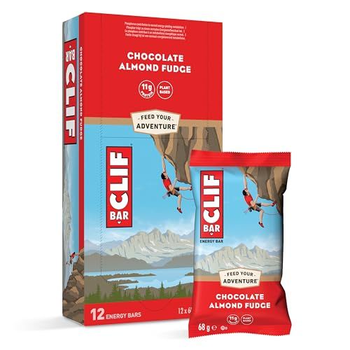 CLIF BAR Chocolate Almond Fudge Energiereep, 12 x 68 g