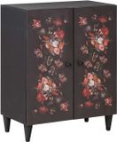 vidaXL Opbergkasten 60 x 33 x 75 cm Massief Mango Hout Multikleur