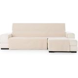 ECOMMERC3 Bankhoes voor chaise longue, normale maat rechts, eenvoudig aan te brengen met elastische elastieken, effen, compatibel met chaise longue-banken, links of rechts