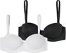 SCHIESSER BH ' Bandeau mit Schale - Unique Micro ' zwart / wit