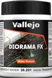 Vallejo Modelbouwdecoratie - 26201 Water Textures 201 - Transparant Water - 200ml Effecten potje