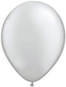 Folat Zilveren Metallic Ballonnen 30cm - 10 stuks