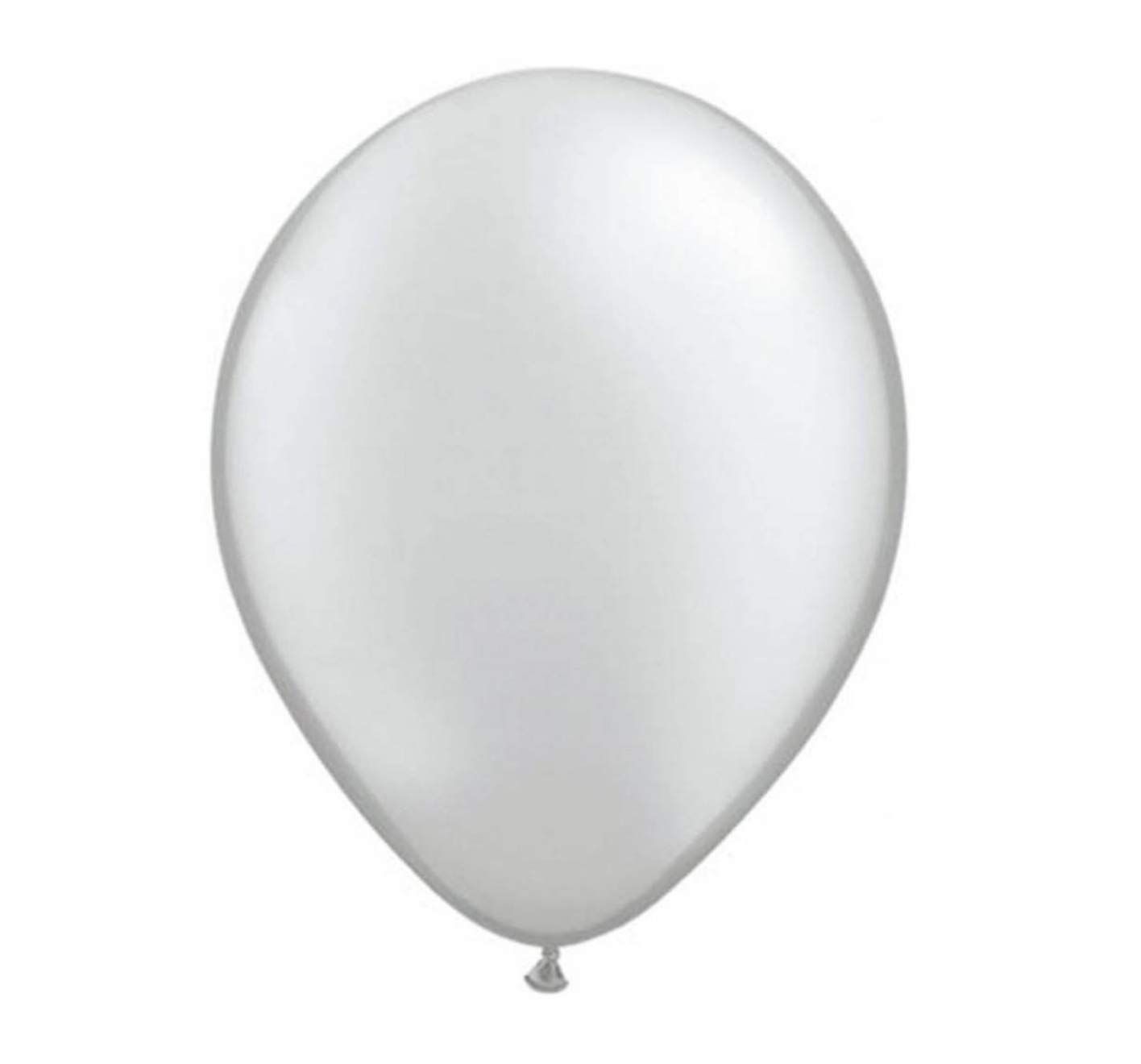 Folat Zilveren Metallic Ballonnen 30cm - 10 stuks