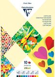 Clairefontaine 97344C - Blok van 10 Vellen Gekleurd Papier A4 21x29,7cm