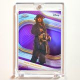 Topps Chrome Disney Jack Sparrow Pirates of the Caribbean Carte édition limitée /75